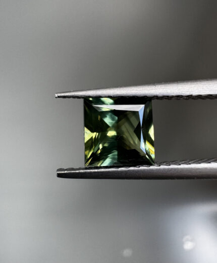 Blue Green Yellow Parti Square Sapphire