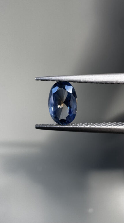 Blue Yellow Oval Sapphire